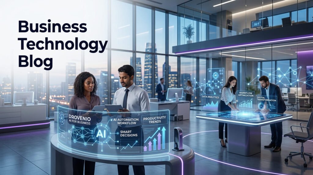 Drovenio AI for Business helping companies automate tasks, improve productivity, and work smarter